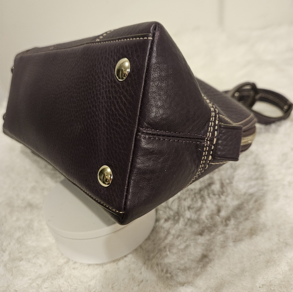 Coach Purple Satchel Bag. NWOT - Picture 5 of 9